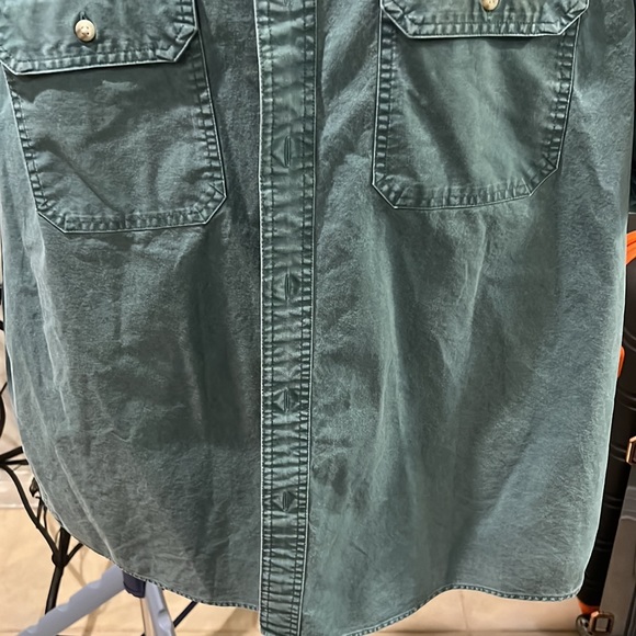 L.L. Bean Men's Sunwashed Canvas Shirt, Traditional Fit Short-Sleeve size XL-REG - Picture 5 of 13